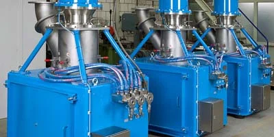 Sistema de aglomeración de polvos Flexomix